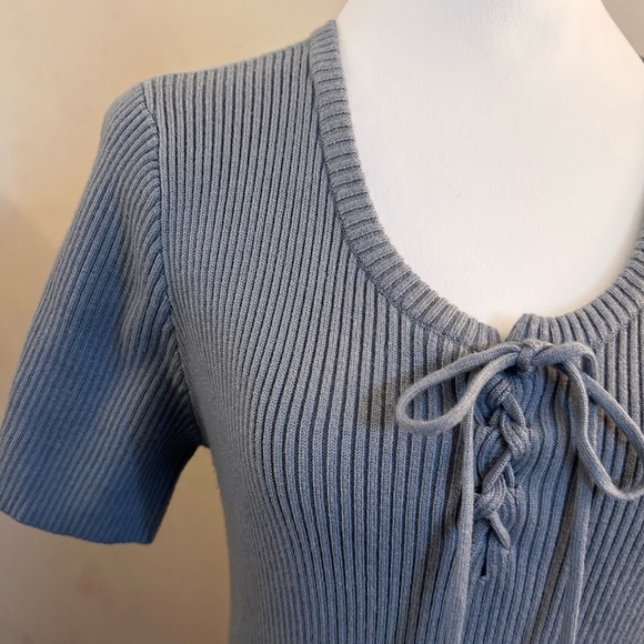 Skies are Blue knit short sleeve dress medium - Picture 3 of 5